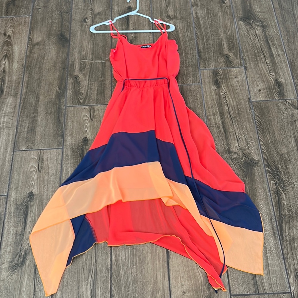 Paper doll maxi dress